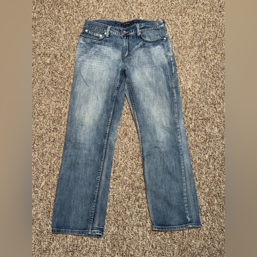 Men's Helix size 34 Denim Straight Jeans 34x32 skate Y2K vintage denim baggy